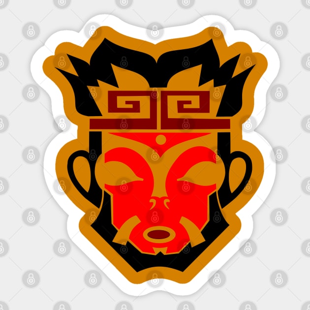 monkey king Sticker by moonmorph